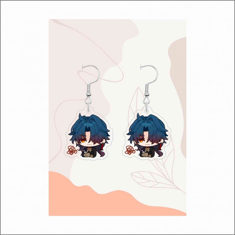 Honkai: Star Rail  Anime peripheral acrylic earrings accessories price for 5 pcs