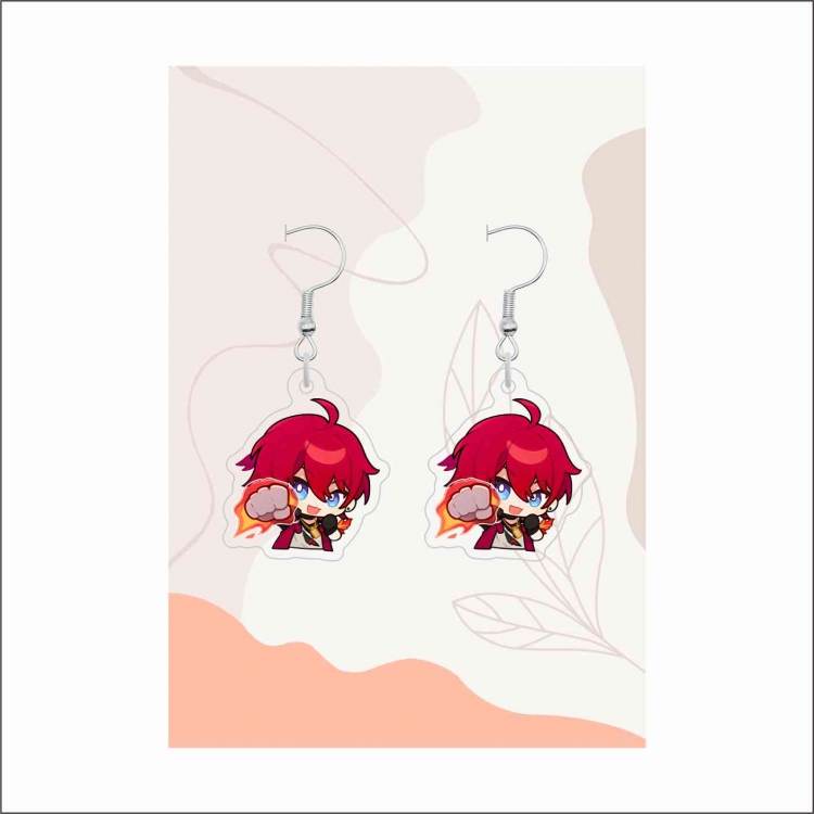 Honkai: Star Rail  Anime peripheral acrylic earrings accessories price for 5 pcs