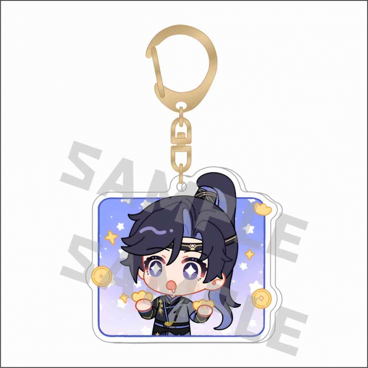 Codename Eagle  Acrylic D button bag pendant key chain price for 5 pcs