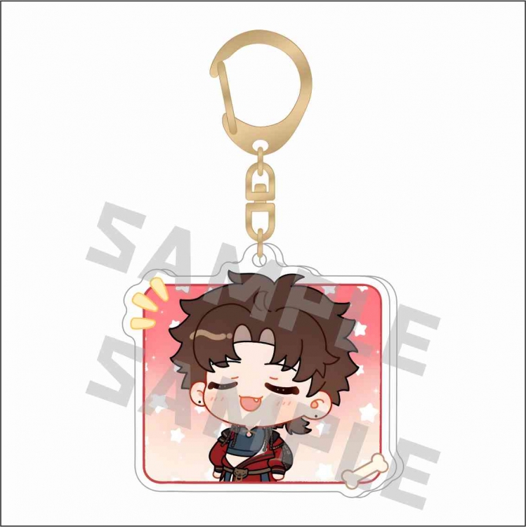 Codename Eagle  Acrylic D button bag pendant key chain price for 5 pcs