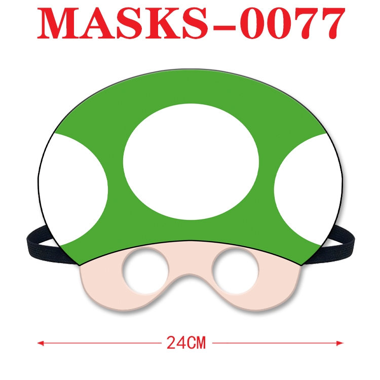 Superhero Anime cosplay felt funny mask 24cm with elastic adjustment size  MASKS-0077