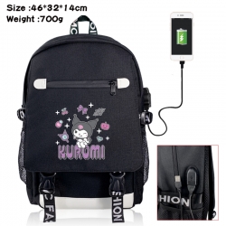 Sanrio canvas USB backpack car...