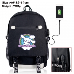 Sanrio canvas USB backpack car...