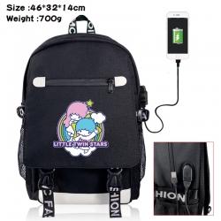 Sanrio canvas USB backpack car...