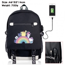 Sanrio canvas USB backpack car...