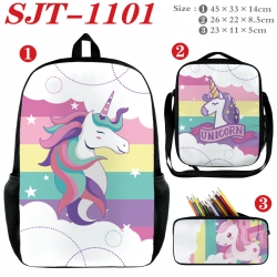 Unicorn Anime nylon canvas bac...