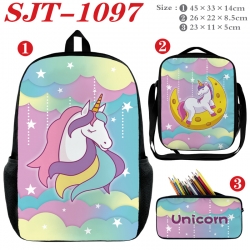 Unicorn Anime nylon canvas bac...
