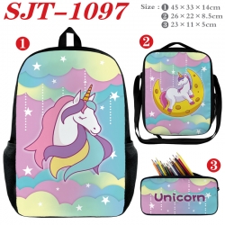 Unicorn Anime nylon canvas bac...