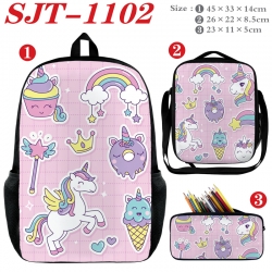 Unicorn Anime nylon canvas bac...