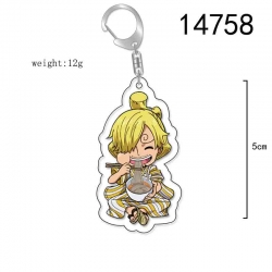 One Piece Anime Acrylic Keycha...