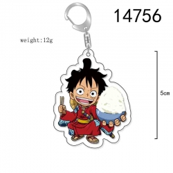 One Piece Anime Acrylic Keycha...