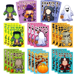 Halloween Doodle stickers Wate...