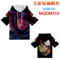 Naruto Full color hooded short...