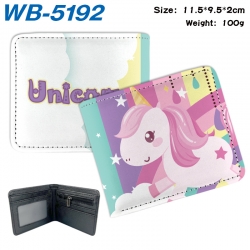 Unicorn Animation color PU lea...