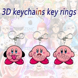 Kirby 3D gradient acrylic keyc...