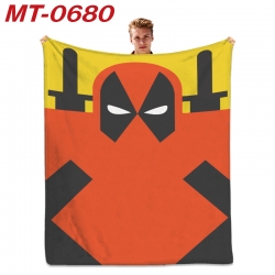 Deadpool  Anime flannel blanke...