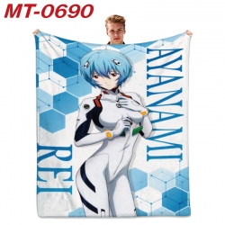 EVA  Anime flannel blanket air...