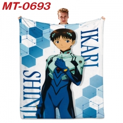 EVA  Anime flannel blanket air...