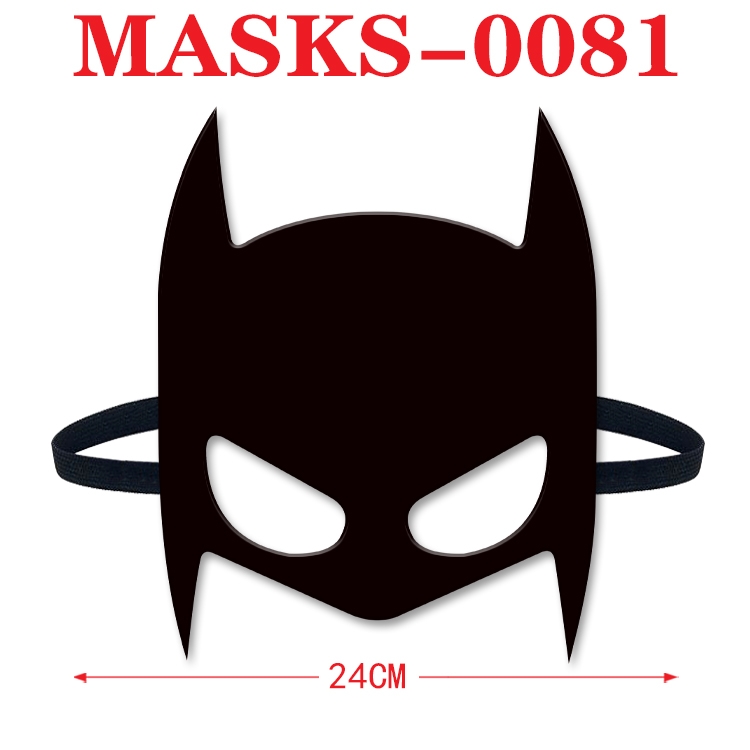 Superhero Anime cosplay felt funny mask 24cm with elastic adjustment size MASKS-0081