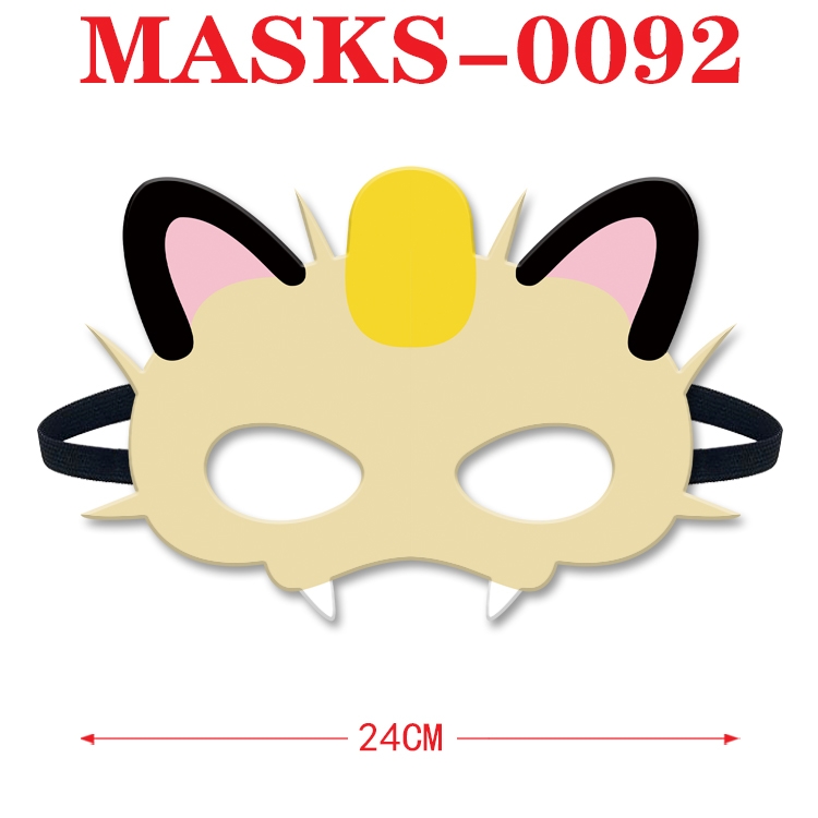 Pokemon Anime cosplay felt funny mask 24cm with elastic adjustment size MASKS-0092