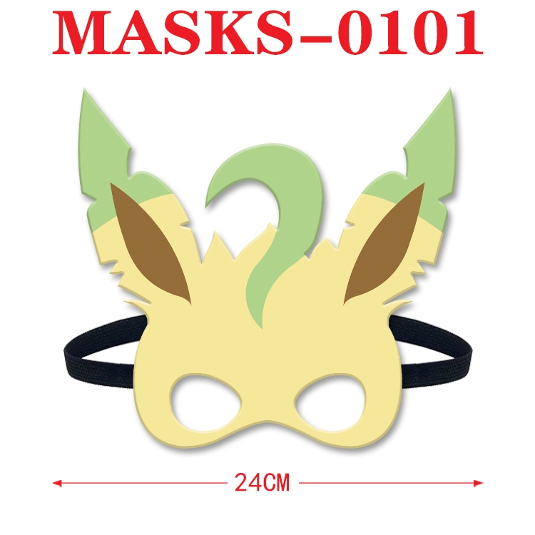 Pokemon Anime cosplay felt funny mask 24cm with elastic adjustment size MASKS-0101