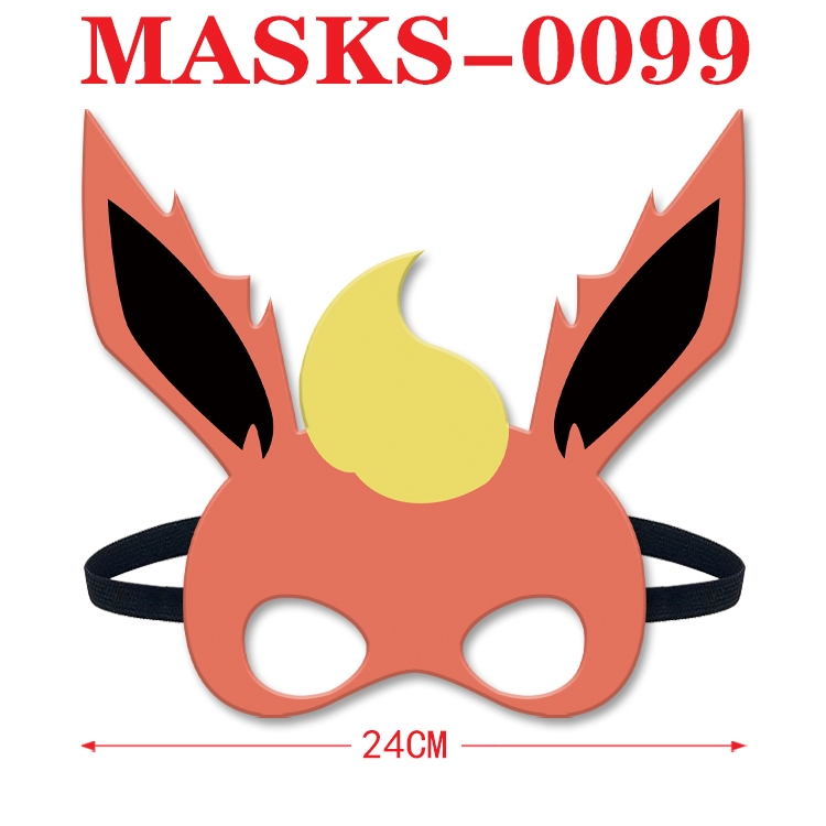 Pokemon Anime cosplay felt funny mask 24cm with elastic adjustment size MASKS-0099