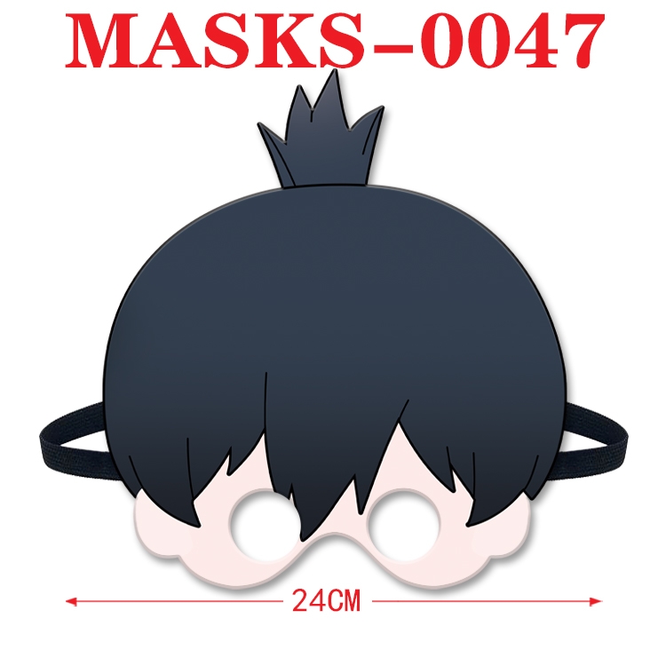 Chainsaw man Anime cosplay felt funny mask 24cm with elastic adjustment size MASKS-0047
