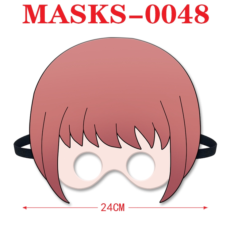 Chainsaw man Anime cosplay felt funny mask 24cm with elastic adjustment size MASKS-0048