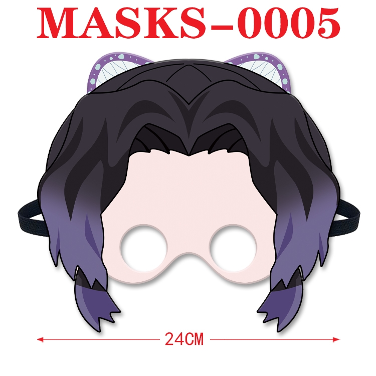 Demon Slayer Kimets Anime cosplay felt funny mask 24cm with elastic adjustment size MASKS-0005