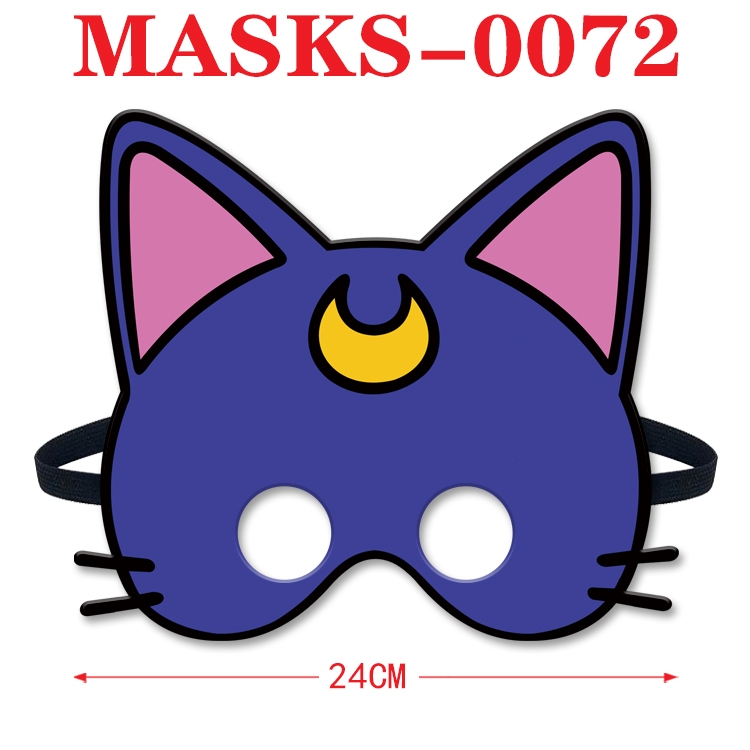 sailormoon Anime cosplay felt funny mask 24cm with elastic adjustment size MASKS-0072