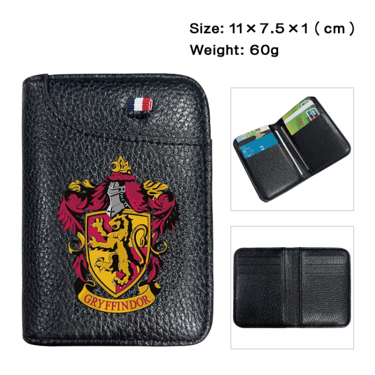 Harry Potter Anime PU Half Fold Wallet Card Bag 11X7.5X1cm 60G