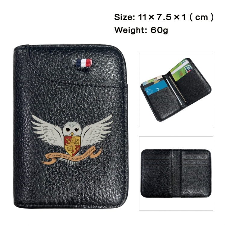 Harry Potter Anime PU Half Fold Wallet Card Bag 11X7.5X1cm 60G