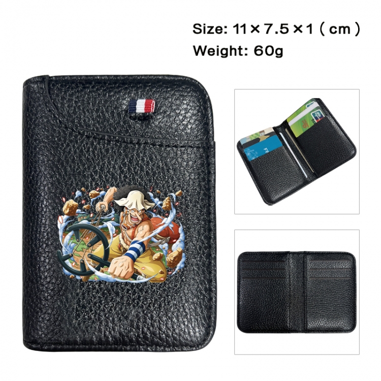 One Piece Anime PU Half Fold Wallet Card Bag 11X7.5X1cm 60G