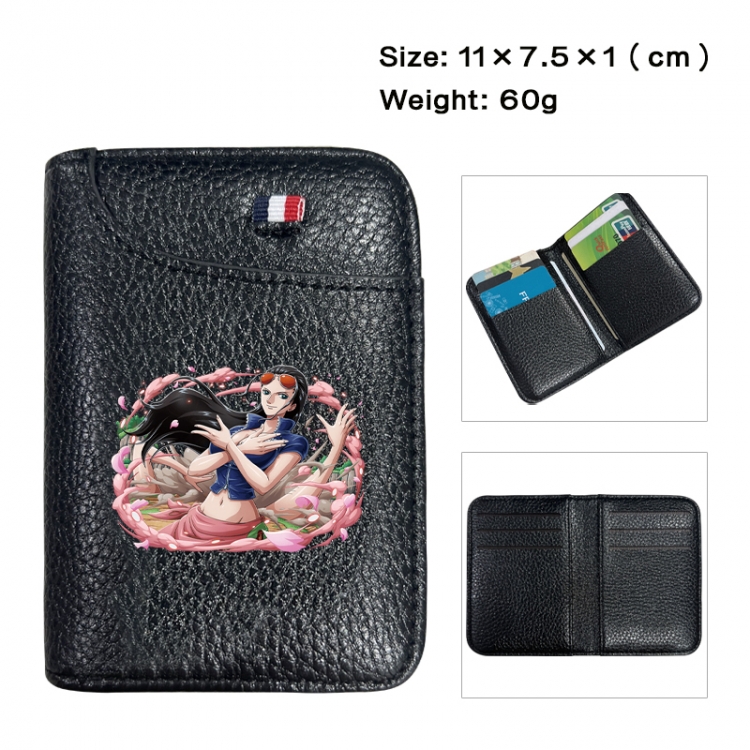 One Piece Anime PU Half Fold Wallet Card Bag 11X7.5X1cm 60G