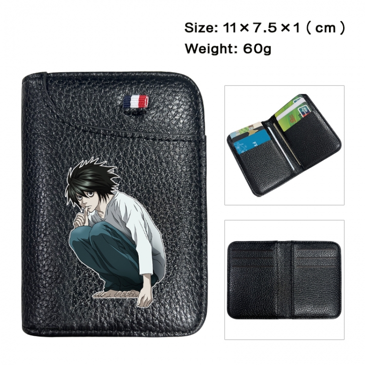 Death note Anime PU Half Fold Wallet Card Bag 11X7.5X1cm 60G