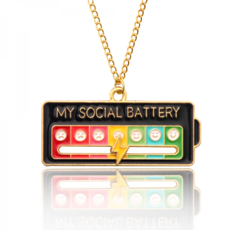 My Emotion Manager Metal necklace pendant OPP packaging price for 5 pcs