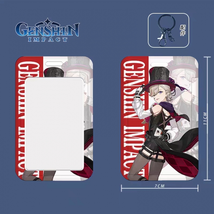 Genshin Impact Cartoon peripheral ID card sleeve Ferrule 11cm long 7cm wide price for 5 pcs