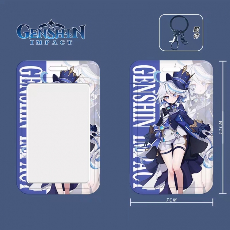 Genshin Impact Cartoon peripheral ID card sleeve Ferrule 11cm long 7cm wide price for 5 pcs