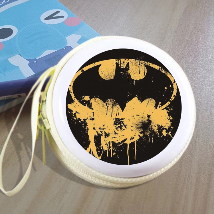 Batman Animation peripheral Tinning zipper zero wallet key bag