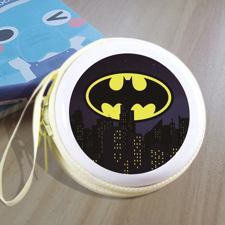 Batman Animation peripheral Tinning zipper zero wallet key bag