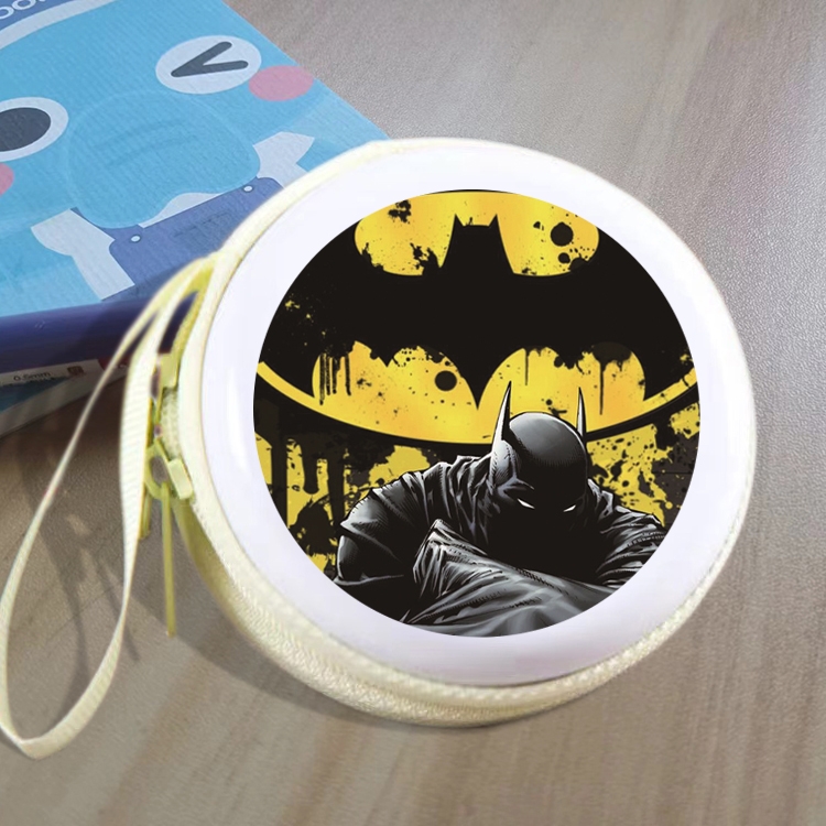 Batman Animation peripheral Tinning zipper zero wallet key bag