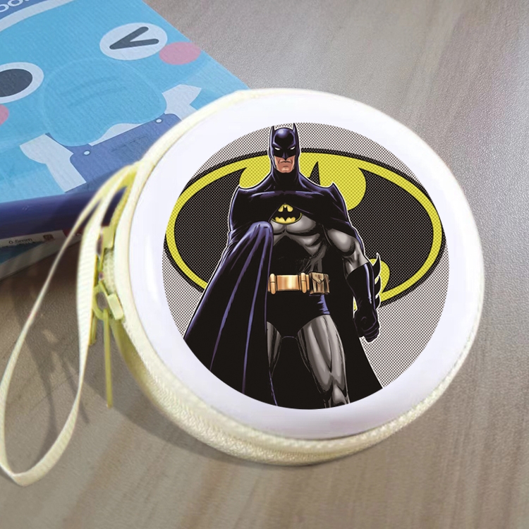 Batman Animation peripheral Tinning zipper zero wallet key bag