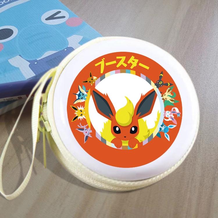 Pokemon Animation peripheral Tinning zipper zero wallet key bag