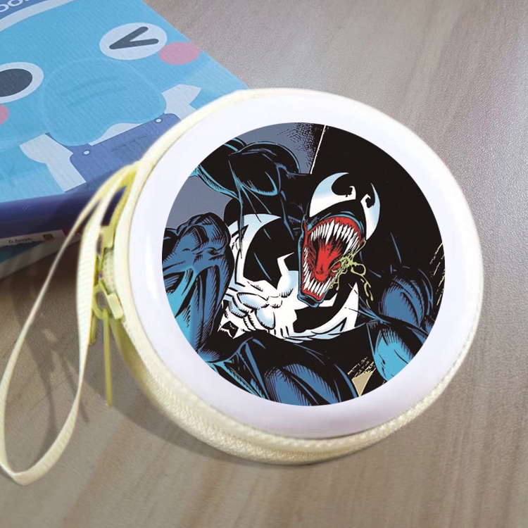 venom Animation peripheral Tinning zipper zero wallet key bag