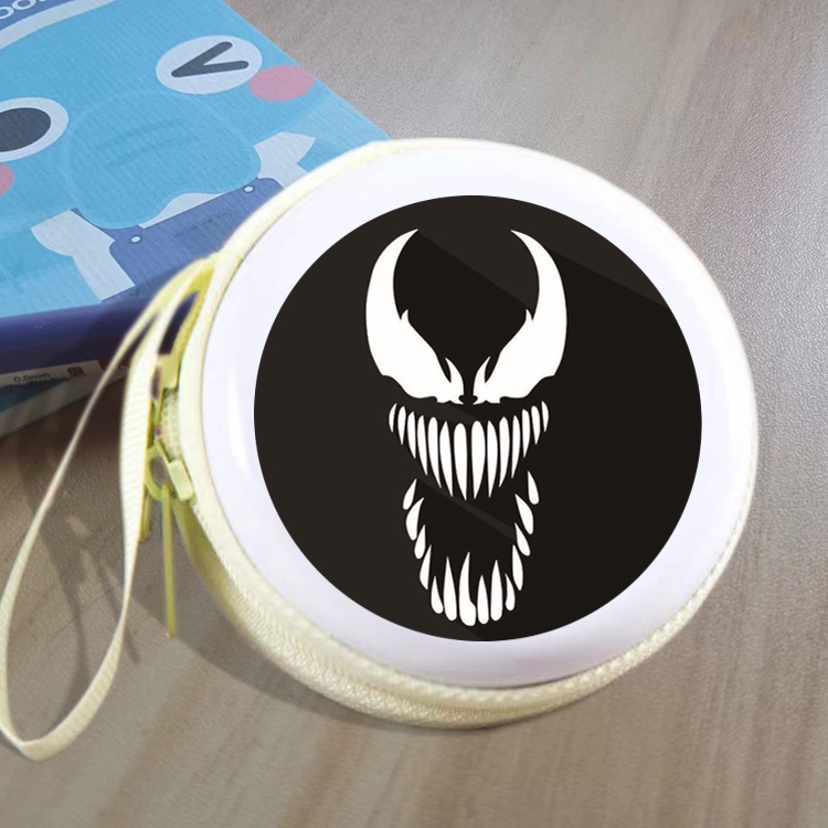 venom Animation peripheral Tinning zipper zero wallet key bag