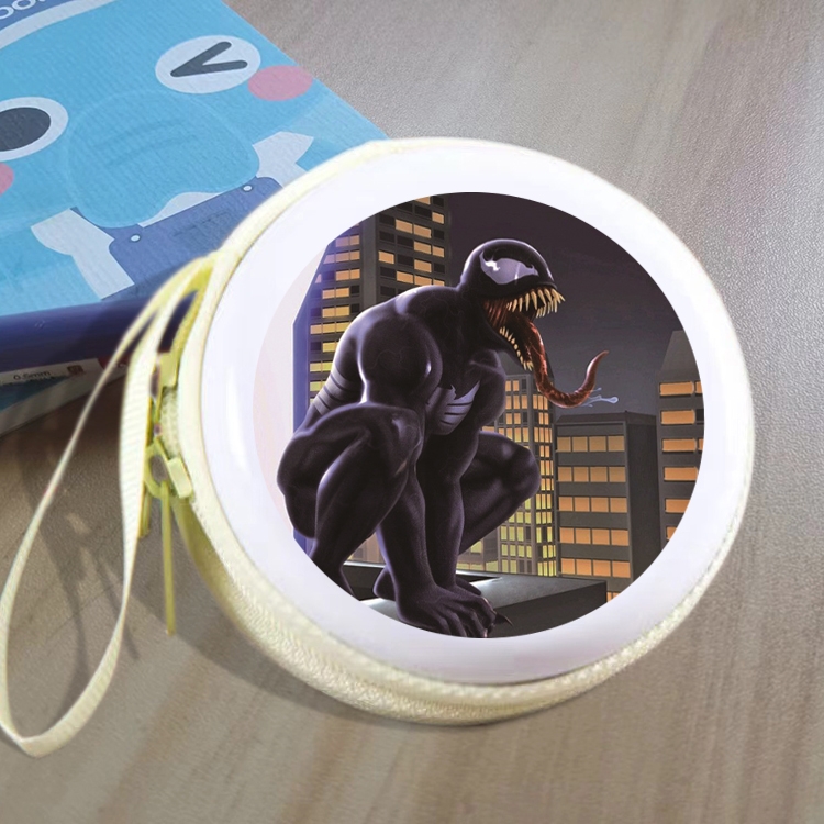 venom Animation peripheral Tinning zipper zero wallet key bag