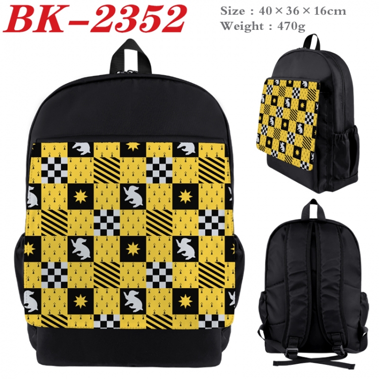 Harry Potter Waterproof nylon canvas flip color picture backpack 40X36X16CM  BK-2352