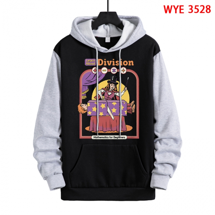 Evil illustration Direct spray process pure cotton patch pocket sweater from XS to 4XL  WYE-3528