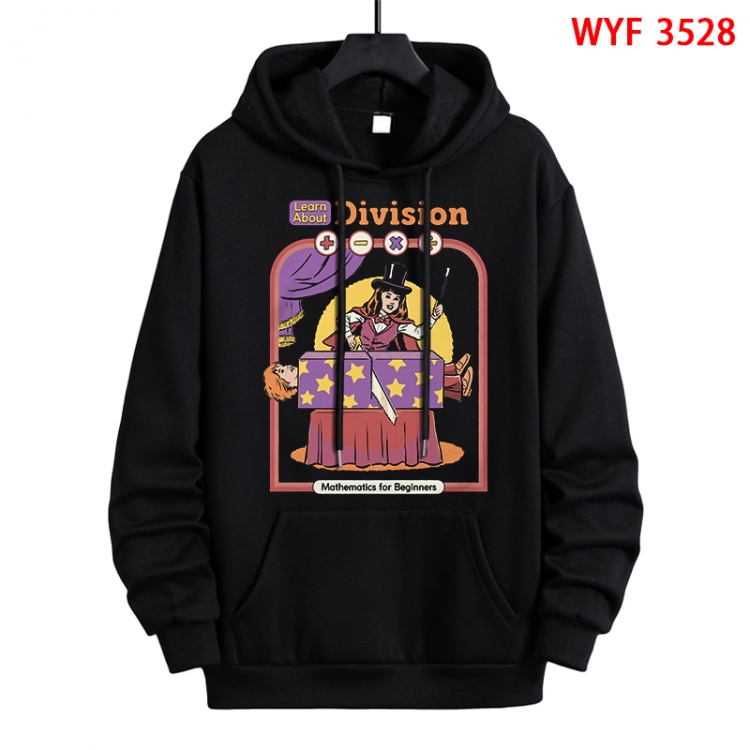 Evil illustration Direct spray process pure cotton patch pocket sweater from XS to 4XL WYF-3528