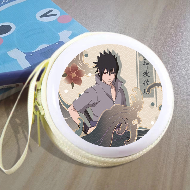 Naruto Animation peripheral Tinning zipper zero wallet key bag